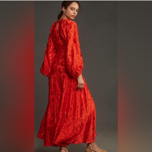 🔥Farm Rio Jacquard Maxi Dress - Picture 4 of 8